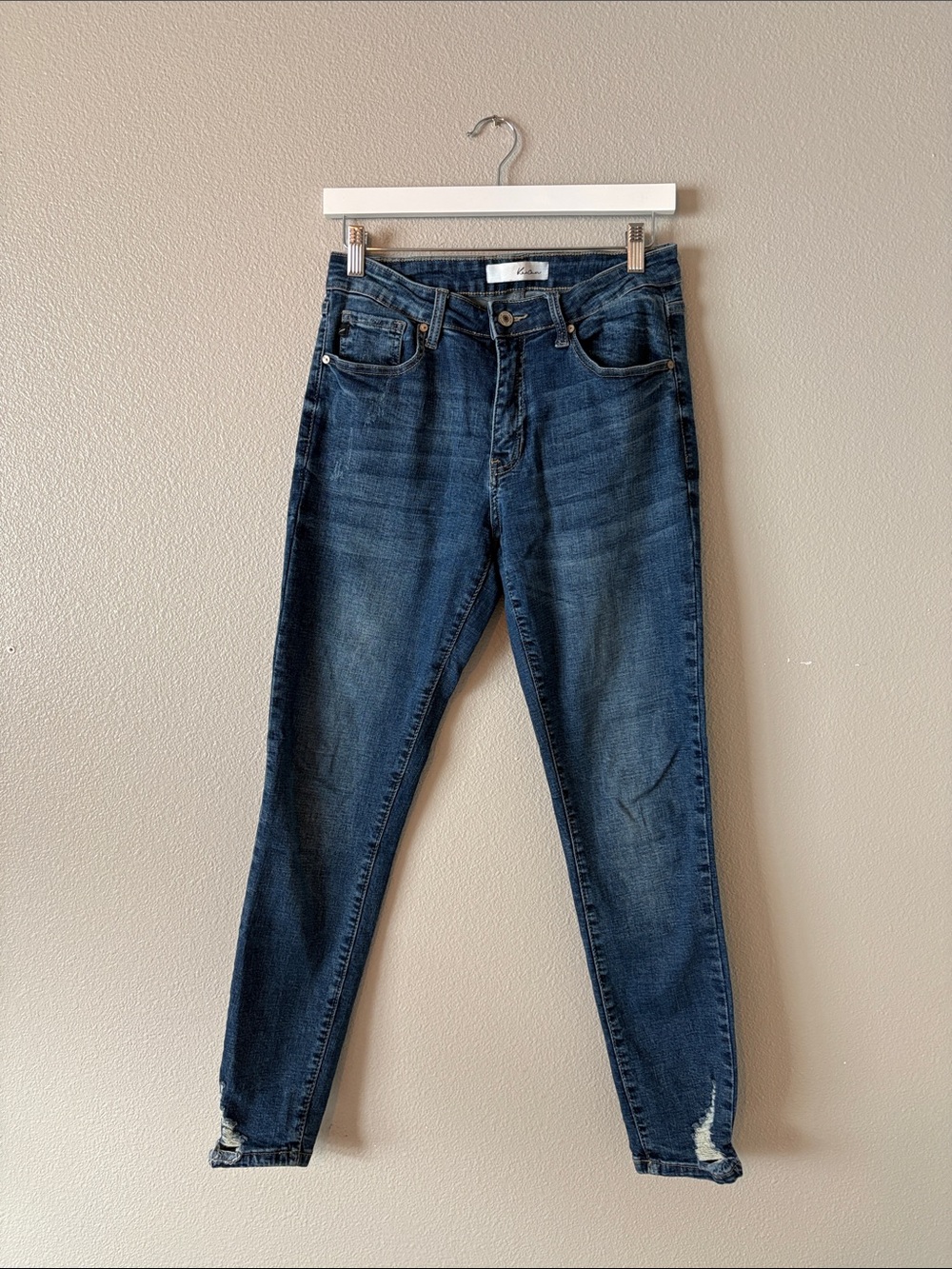 Kancan Women’s Dark Blue Skinny Jeans 30